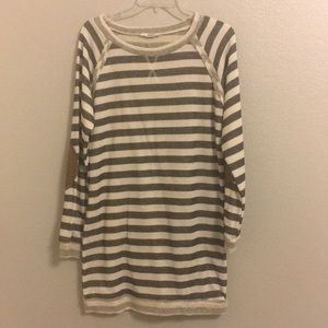 NWOT Women’s Thin Striped Sweatshirt/Sweater Dress